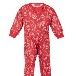 Family Pajama Baby Printed Pajamas Color Red